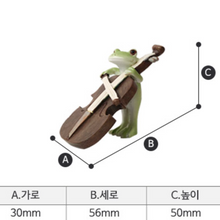 Load image into Gallery viewer, Jazz Ensemble Frogs - Miniature Clay Frog figurines
