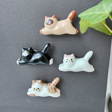 Mini Kitty Magnets - 4 Piece Set