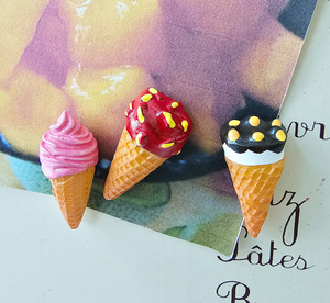 Ice Cream Cone Magnets - 5 Piece Set