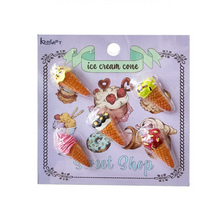 Load image into Gallery viewer, Ice Cream Cone Magnets - 5 Piece Set