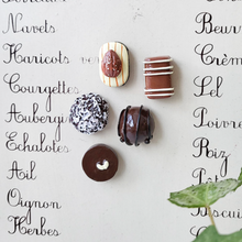 Load image into Gallery viewer, Chocolate Bon Bon Magnets - 5 Piece Set