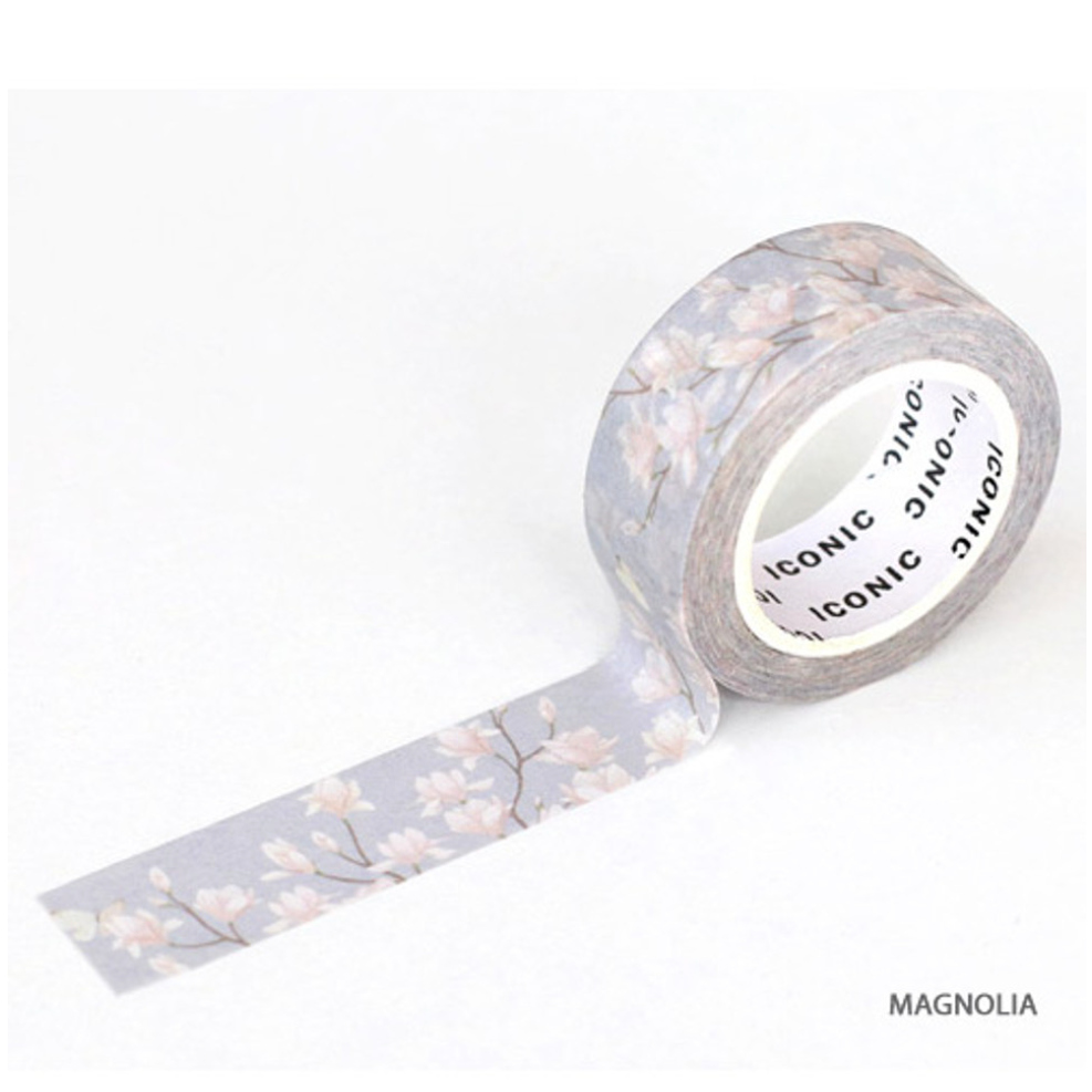 Flower Pattern Masking Tape - Magnolia