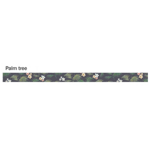 Flower Pattern Masking Tape - Palm Tree