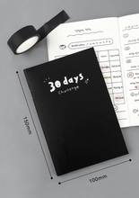 Load image into Gallery viewer, Little Rough 30 Days Goal Tracking Notebook