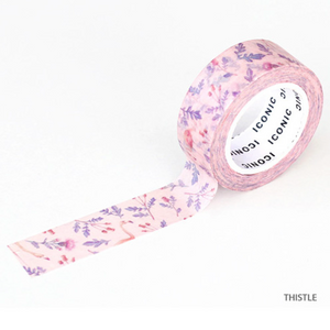 Flower Pattern Masking Tape - Thistle