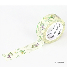 Load image into Gallery viewer, Flower Pattern Masking Tape - Blueberry