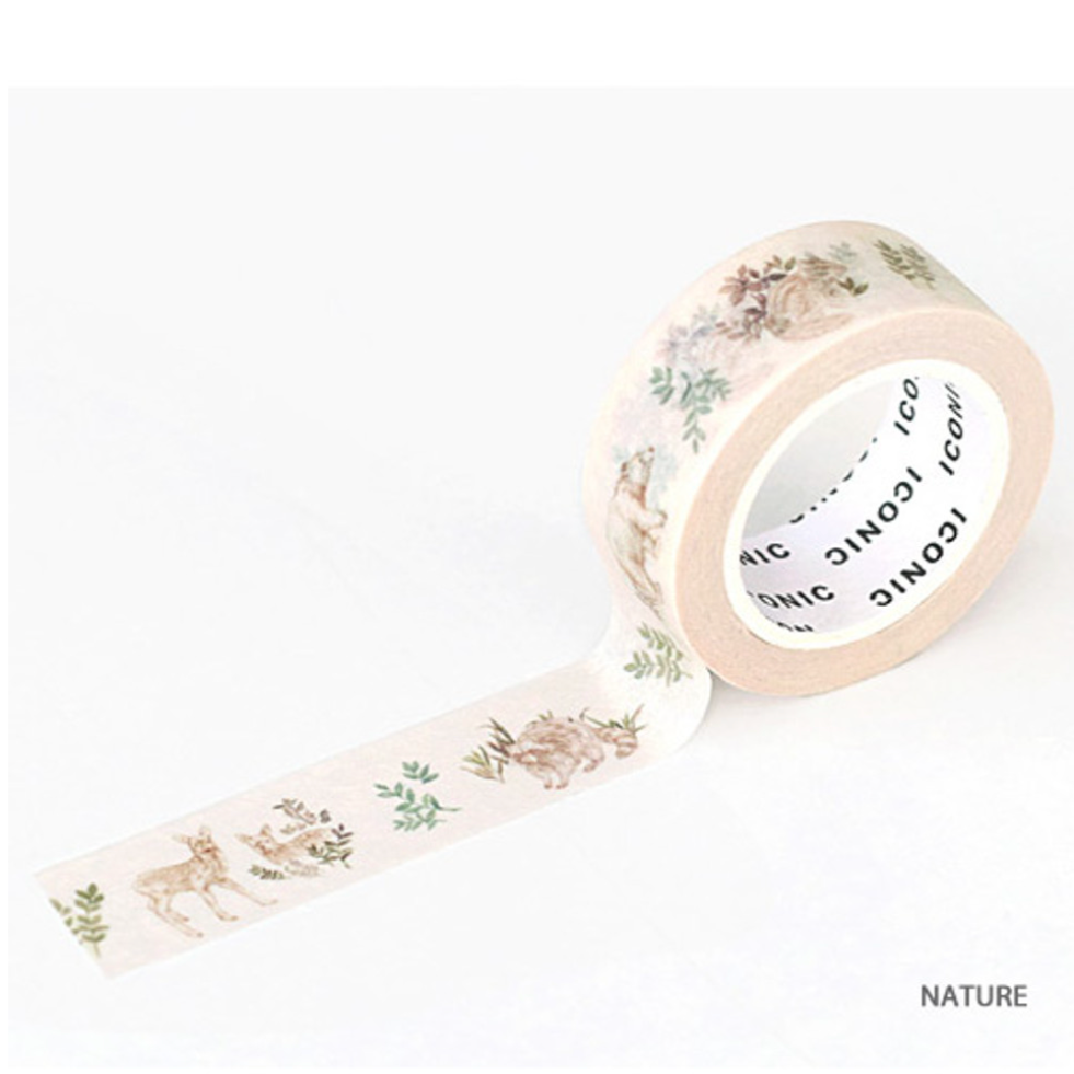 Flower Pattern Masking Tape - Nature