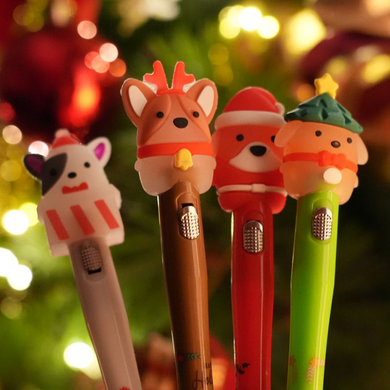 Holiday Puppy Light Up Pen