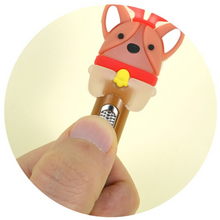 Load image into Gallery viewer, Holiday Puppy Light Up Gel Pen