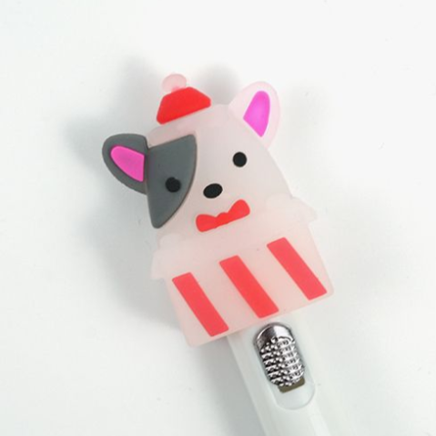 Holiday Puppy Light Up Gel Pen