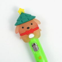 Load image into Gallery viewer, Holiday Puppy Light Up Gel Pen