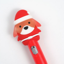 Load image into Gallery viewer, Holiday Puppy Light Up Gel Pen