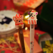 Load image into Gallery viewer, Holiday Puppy Light Up Gel Pen