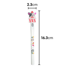 Load image into Gallery viewer, Holiday Puppy Light Up Gel Pen