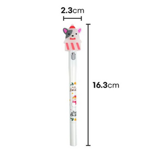 Holiday Puppy Light Up Gel Pen