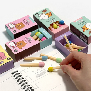 Soondeok Matches Eraser Set