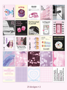 Emotional Background Sticker Pack
