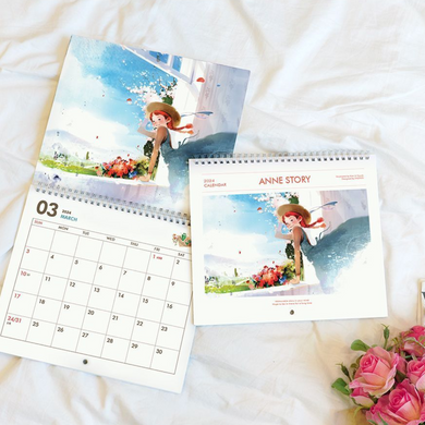 2024 Anne Story Illustrated Wall Calendar
