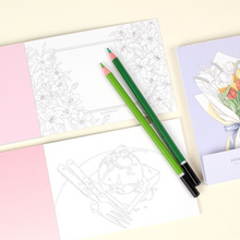 Load image into Gallery viewer, Colouring Postcard Book