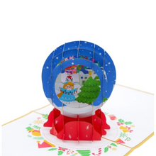 Load image into Gallery viewer, Snow Globe - Pop Up Card