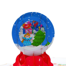 Load image into Gallery viewer, Snow Globe - Pop Up Card