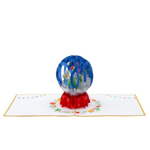 Load image into Gallery viewer, Snow Globe - Pop Up Card