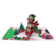 Load image into Gallery viewer, Elf Christmas Stocking - Pop Up