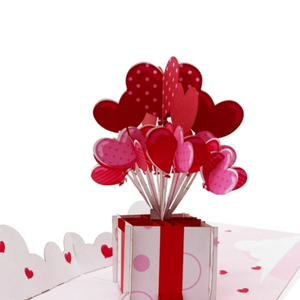 Valentine's Balloon Box - Pop Up Box