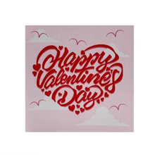 Load image into Gallery viewer, Valentine&#39;s Balloon Box - Pop Up Card