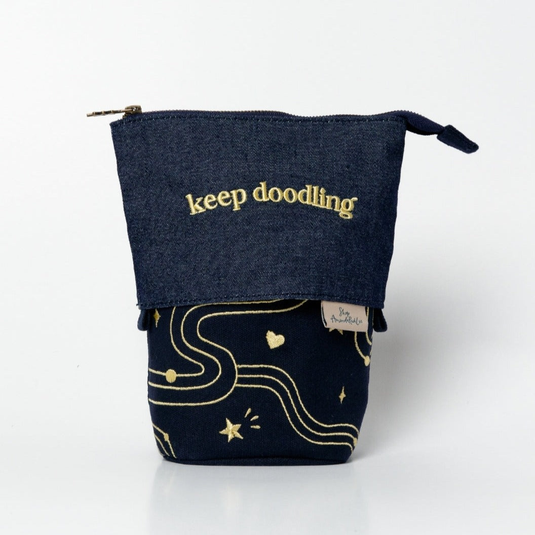 Keep Doodling - Retractable Pencil Case