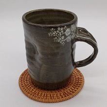 Load image into Gallery viewer, Brown Buncheong -  Large White Tree Ceramic Mug