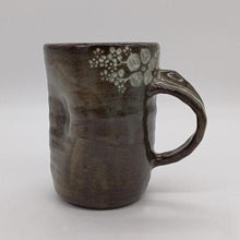 Load image into Gallery viewer, Brown Buncheong -  Large White Tree Ceramic Mug