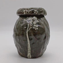 Load image into Gallery viewer, White Tree Vase - Medium Thick Mouth Brown