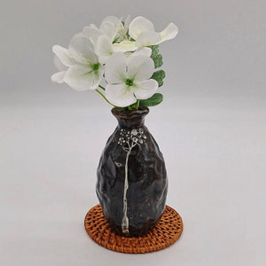 White Tree Vase - Small Long Brown