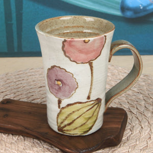 Buncheong Zinnia Ceramic Mug