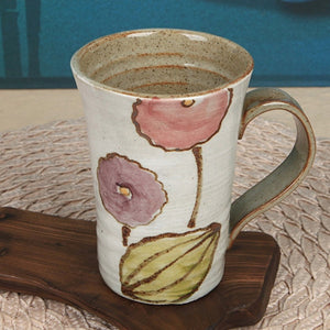 Buncheong Zinnia Ceramic Mug