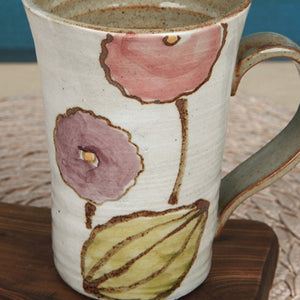 Buncheong Zinnia Ceramic Mug