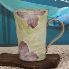 Load image into Gallery viewer, Buncheong Hollyhock Ceramic Mug