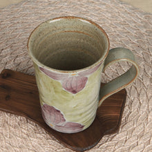 Load image into Gallery viewer, Buncheong Hollyhock Ceramic Mug