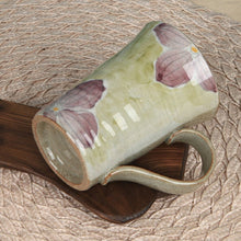 Load image into Gallery viewer, Buncheong Hollyhock Ceramic Mug