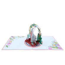 Load image into Gallery viewer, Vintage Wedding - Pop Up Card