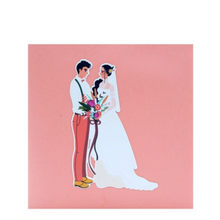 Load image into Gallery viewer, Vintage Wedding - Pop Up Card