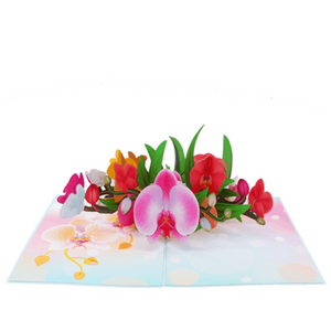 Orchid Garden - Pop Up Card