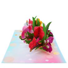 Load image into Gallery viewer, Orchid Garden - Pop Up Card