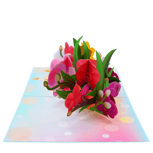 Orchid Garden - Pop Up Card