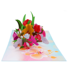 Load image into Gallery viewer, Orchid Garden - Pop Up Card