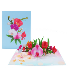 Load image into Gallery viewer, Orchid Garden - Pop Up Card