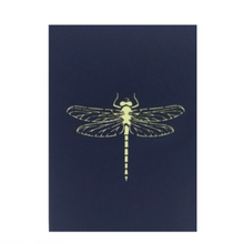 Load image into Gallery viewer, Dragonfly Flower - Pop Up Card