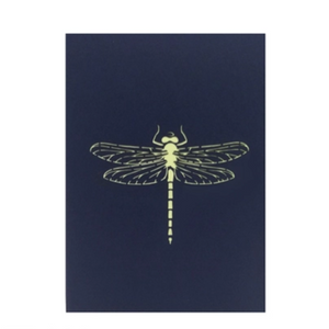 Dragonfly Flower - Pop Up Card