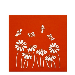 White Daisy Garden - Pop Up Card